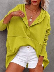 Milan Kiss Bluza w kolorze żółtym rozmiar: S. Żółte bluzy sportowe Milan Kiss, s, bez wzorów, z bawełny, z kapturem. Za 174.95 zł.