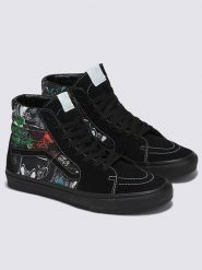 Vans Skórzane sneakersy "SK8-Hi" w kolorze czarnym rozmiar: 36,5. Czarne trampki Vans, bez wzorów, za kostkę, bez zapięcia. Za 78.47 zł.