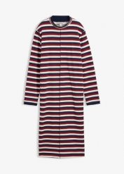 Sukienka dresowa. Czerwone sukienki bonprix, bez wzorów, z dresówki, bez kołnierzyka, bez ramiączek. Za 149.99 zł.