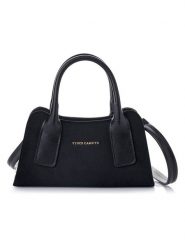 Vince Camuto Torebka "Bergamo" w kolorze czarnym - 25 x 13 x 11 cm rozmiar: onesize. Czarne torebki klasyczne Vince Camuto, bez wzorów, z materiału, przez ramię, bez dodatków. Za 95.99 zł.