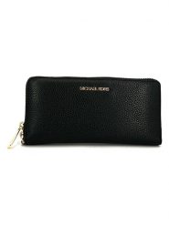 Michael Kors Skórzany portfel w kolorze czarnym - 21 x 10 x 2,5 cm rozmiar: onesize. Czarne portfele Michael Kors, bez wzorów, z materiału. Za 683.45 zł.