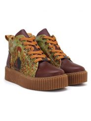 Goby Sneakersy w kolorze brązowym rozmiar: 39. Brązowe trampki Goby, bez wzorów, za kostkę, bez zapięcia. Za 304.99 zł.