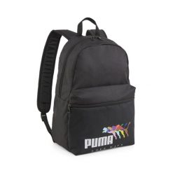 Plecak PUMA Phase LOVE WINS PUMA Black. Czarne plecaki Puma, bez wzorów. W wyprzedaży za 96.45 zł.