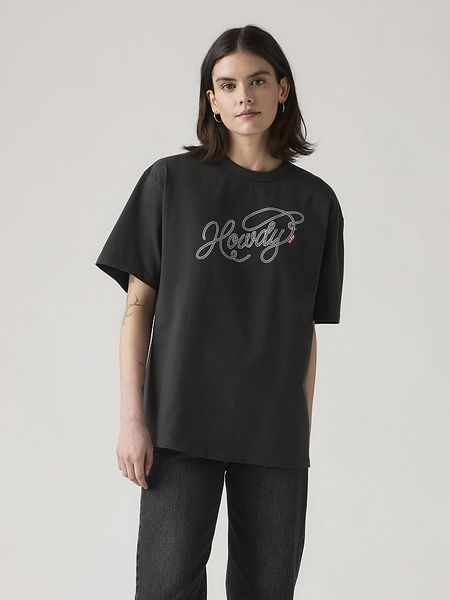 Levi's Koszulka w kolorze czarnym rozmiar: L. Czarne bluzki Levi's®, l, bez wzorów, z bawełny, bez kołnierzyka, bez ramiączek. Za 94.38 zł.