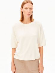 ARMEDANGELS koszula z dzianiny z zawartością lnu - SL Linen Blend Kobiety beżowy, S. Brązowe koszule ARMEDANGELS, s, bez wzorów, z bawełny, bez kołnierzyka, bez ramiączek. Za 279.95 zł.
