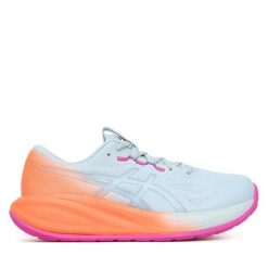 Buty do biegania Asics. Niebieskie obuwie sportowe Asics, bez zapięcia, do biegania. Za 719.99 zł.