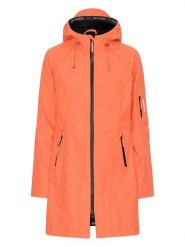 Ilse Jacobsen Płaszcz przeciwdeszczowy w kolorze pomarańczowym rozmiar: 38. Pomarańczowe kurtki sportowe Ilse Jacobsen, m, bez wzorów, bez kaptura. Za 257.92 zł.
