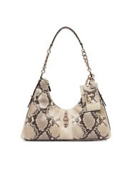 Guess Torebka Yvonne HWKG23 29010 Beżowy. Brązowe torebki klasyczne Guess, z aplikacjami, ze skóry, bez dodatków. Za 544.99 zł.