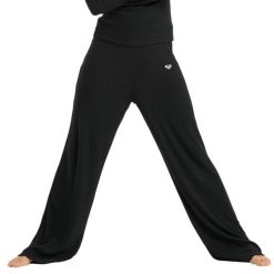 Leginsy fitness damskie Rise & Vibe New Rib Wide. Czarne legginsy sportowe Roxy, m, bez wzorów, z elastanu, na fitness i siłownię. Za 169.99 zł.