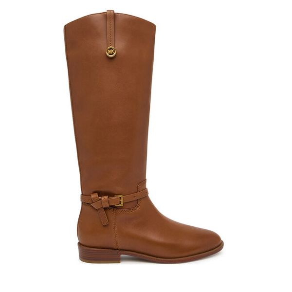 Oficerki MICHAEL Michael Kors. Brązowe kozaki MICHAEL Michael Kors, bez obcasa, na płaskiej podeszwie, bez zapięcia. Za 1,469.00 zł.