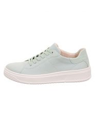 Legero Skórzane sneakersy "Rejoise" w kolorze miętowym rozmiar: 40. Zielone trampki Legero, bez wzorów, bez zapięcia. Za 254.74 zł.