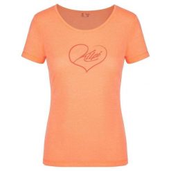 Damska koszulka outdoorowa Kilpi GAROVE-W. Brązowe bluzki Kilpi, s, bez wzorów, sportowe, bez kołnierzyka, bez ramiączek. Za 91.56 zł.