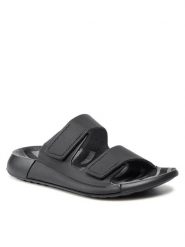 ECCO Klapki 2Nd Cozmo W 20682301001 Czarny. Czarne klapki ecco, bez wzorów, ze skóry, bez obcasa. Za 399.99 zł.