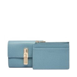 Portfel Furla. Niebieskie portfele Furla, bez wzorów. Za 674.99 zł.
