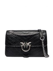 PINKO Torebka Love One Light Mini Al 25-26 PLTT 106173 A2JC Czarny. Czarne torebki klasyczne Pinko, bez wzorów, ze skóry, bez dodatków. Za 1,779.00 zł.