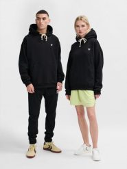 Bluza z kapturem Hummel Loose Bee. Czarne bluzy Hummel, na jesień, xl, z aplikacjami, z bawełny, z kapturem. Za 255.00 zł.