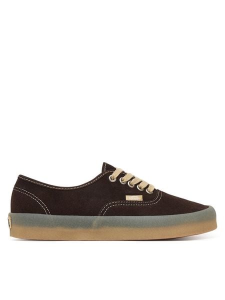 Vans Tenisówki Authentic VN000D7Y3N11 Brązowy. Brązowe trampki Vans, bez wzorów, ze skóry, bez zapięcia. Za 255.99 zł.