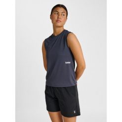 Damski tank top Hummel Pulse. Brązowe topy Hummel, bez wzorów, bez kołnierzyka, bez ramiączek. Za 160.50 zł.