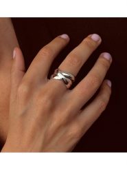 Les Petites Précieuses Srebrny pierścionek rozmiar: 50. Szare pierścionki Les Petites Précieuses, srebrne. Za 272.95 zł.