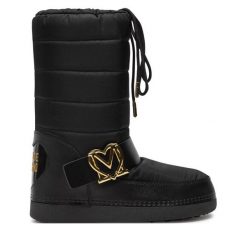 Śniegowce LOVE MOSCHINO. Czarne trapery i śniegowce Love Moschino. Za 829.99 zł.