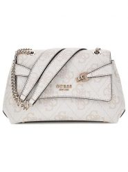 Guess Torebka w kolorze szarym - 25 x 15 x 8 cm rozmiar: onesize. Szare torby na ramię Guess, z aplikacjami, z materiału, na ramię, bez dodatków. Za 440.45 zł.