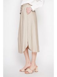 Le Jardin du Lin Spódnica w kolorze kremowym rozmiar: 34. Brązowe spódnice Le jardin du lin, bez wzorów, midi. Za 100.99 zł.