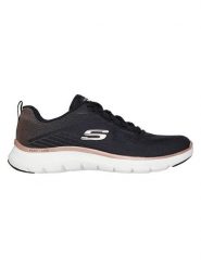 Skechers Sneakersy "Flex Appeal 5.0" w kolorze czarnym rozmiar: 41. Czarne trampki Skechers, bez wzorów, z materiału, bez zapięcia. Za 239.99 zł.