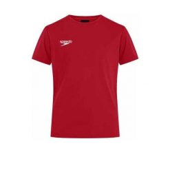 Koszulka T-Shirt damski Speedo Club Plain Tee. Białe koszulki sportowe Speedo, bez wzorów, bez ramiączek. Za 73.79 zł.