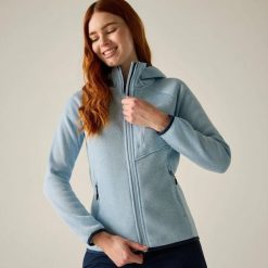 Bluza Polarowa Damska Z Kapturem Newhill. Niebieskie bluzy Regatta, na zimę, xl, bez wzorów, z dzianiny, z kapturem. Za 215.99 zł.