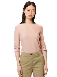 Marc O'Polo Sweter 308 6006 60153 Różowy Regular Fit. Czerwone swetry Marc O'Polo, m, bez wzorów, z bawełny, bez ramiączek. Za 309.99 zł.