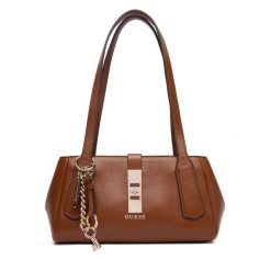 Torebka Guess. Brązowe torebki klasyczne Guess, z aplikacjami, bez dodatków. Za 639.99 zł.