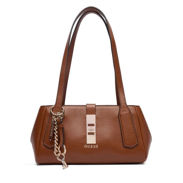 Torebka Guess. Brązowe torebki klasyczne Guess, z aplikacjami, bez dodatków. Za 639.99 zł.