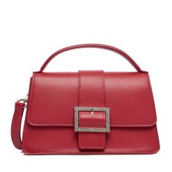 Torebka Nine West. Czerwone torebki klasyczne Nine West, bez wzorów, bez dodatków. Za 199.99 zł.