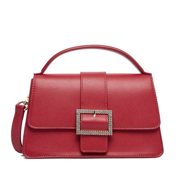 Torebka Nine West. Czerwone torebki klasyczne Nine West, bez wzorów, bez dodatków. Za 199.99 zł.