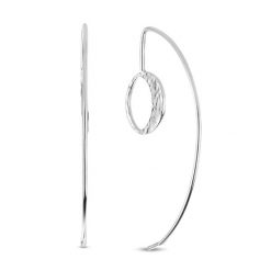 Violet Hamden Kolczyki Violet Hamden Luna Luminous - 925 sterling silver 1 ct Damski. Szare kolczyki Violet Hamden. Za 170.99 zł.