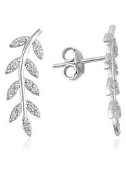 Heliophilia Srebrne kolczyki-wkrętki rozmiar: onesize. Szare kolczyki Heliophilia, z cyrkonią, srebrne. Za 65.99 zł.