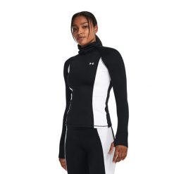 Bluza damska Under Armour Train CW Funnel Neck. Czarne bluzy Under Armour, l, bez wzorów, bez kaptura. Za 189.99 zł.