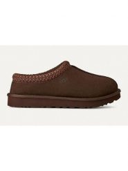UGG Skórzane kapcie "Tasman II" w kolorze brązowym rozmiar: 40. Brązowe obuwie domowe UGG, bez wzorów, ze skóry, bez zapięcia. Za 550.36 zł.
