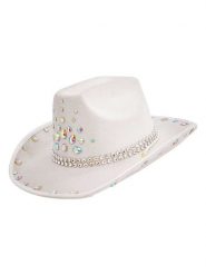 Carnival Party Kapelusz "Cowboy" w kolorze białym rozmiar: onesize. Białe kapelusze Carnival Party, bez wzorów. Za 43.99 zł.