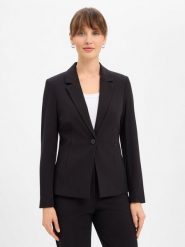 Comma bluza w stylu marynarki Kobiety Sztuczne włókno czarny, 34. Czarne bluzy comma, s, bez wzorów, z włókna, bez kaptura. Za 649.95 zł.