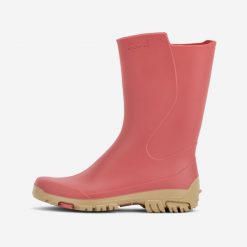 Kalosze damskie Solognac 100. Brązowe kalosze SOLOGNAC, bez wzorów. Za 69.99 zł.