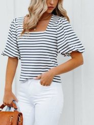 Milan Kiss Bluzka w kolorze białym rozmiar: XL. Białe bluzki Milan Kiss, xl, bez wzorów, z wiskozy, bez kołnierzyka, bez ramiączek. Za 152.98 zł.