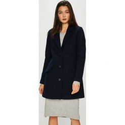 G-Star Raw - Płaszcz. Niebieskie płaszcze G-Star Raw, l, bez wzorów, z materiału, bez kaptura. W wyprzedaży za 899.90 zł.