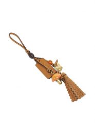 Coach Zawieszka Mushroom Heritage CCD23 Brązowy. Brązowe torebki klasyczne Coach, bez wzorów, ze skóry, bez dodatków. Za 419.99 zł.