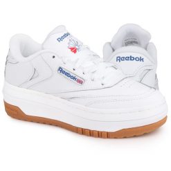 Buty sportowe damskie snekersy Reebok CLUB C EXTRA. Białe obuwie sportowe Reebok, bez zapięcia, trekkingowe, Reebok Club. W wyprzedaży za 239.00 zł.