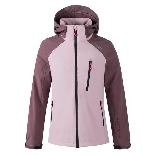 Kurtka przeciwdeszczowa damska Weather Report AWG Camelia W-PRO 15000. Czerwone kurtki sportowe Weather Report, bez wzorów, bez kaptura, trekkingowe. Za 399.99 zł.