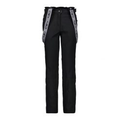 Spodnie damskie narciarskie CMP 3W03106. Czarne spodnie narciarskie CMP, l, bez wzorów, z materiału, narciarskie. Za 441.00 zł.