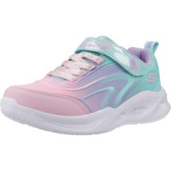 Buty SKECHERS SOLA GLOW Wielokolorowy. Trekkingi Skechers, z syntetyku, trekkingowe. Za 216.99 zł.