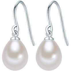 Valero Pearls Kolczyki wiszące z perłą srebro wysokiej próby Perła hodowlana słodkowodna srebrny 1 ct Damski. Szare kolczyki Valero Pearls, z perłą, srebrne. Za 289.99 zł.