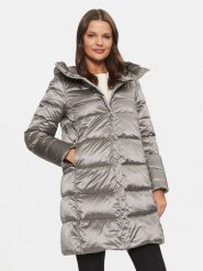Geox Płaszcz zimowy Adrya W4626G T3154 F9822 Szary Regular Fit. Szare płaszcze Geox, na zimę, bez wzorów, z syntetyku, bez kaptura. Za 1,129.00 zł.